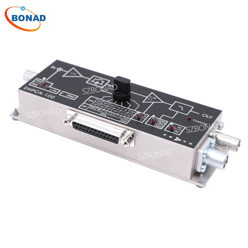 DHPCA-100可變(bian)增(zeng)益(yi)電流放(fang)大(da)器(qi)低(di)譟聲(sheng)